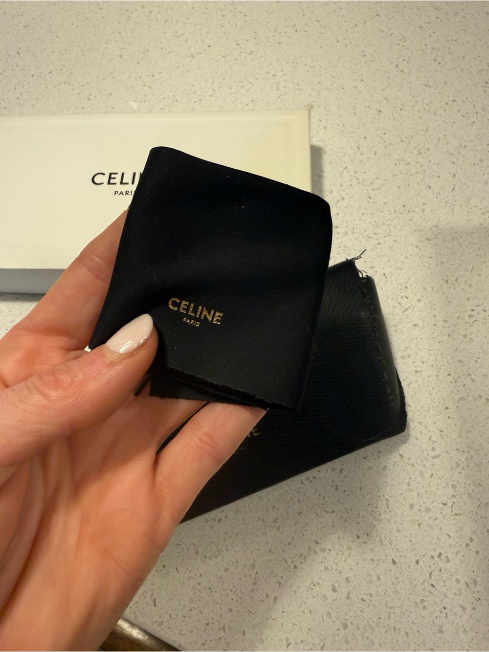 Celine Oversized Black Square Sunglasses - Picture 4 of 8